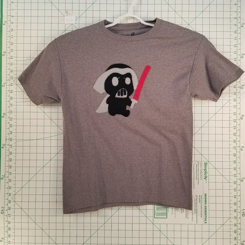 Grey "Baby Vader" Tee Medium